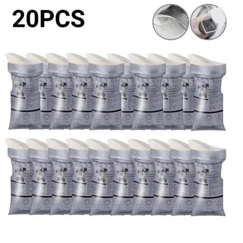 Portable Car Emergency Urine Bag Disposable Travel Toilet 4