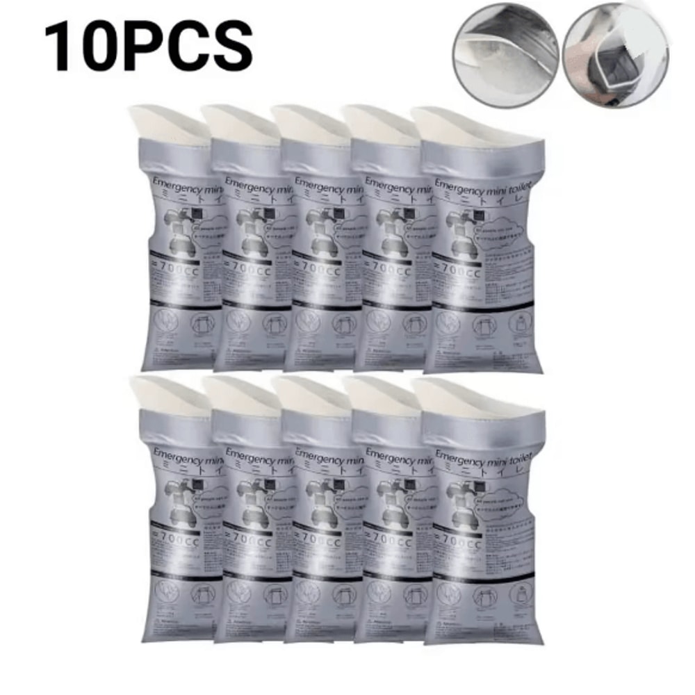 Portable Car Emergency Urine Bag Disposable Travel Toilet 6