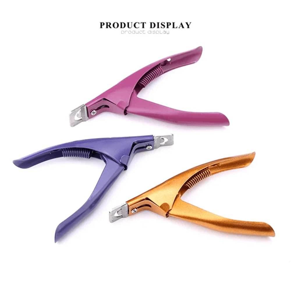 Professional False Nail Clippers Acrylic Nail Trimmer Tool 2