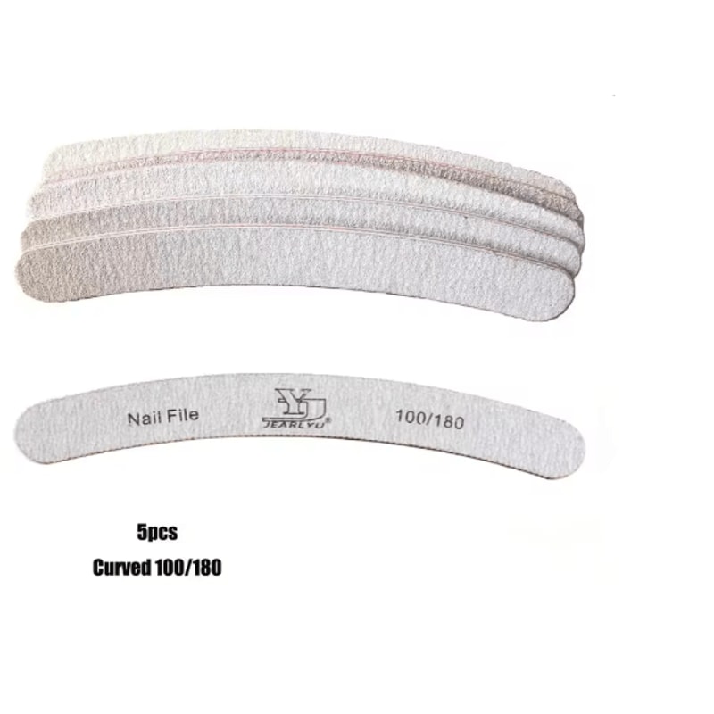 Professional Nail File Set Multi Grit Sandpaper Manicure Tools 5 Piece 3