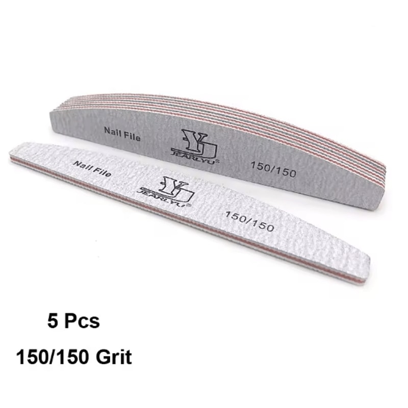 Professional Nail File Set Multi Grit Sandpaper Manicure Tools 5 Piece 4