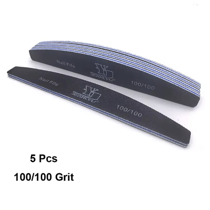 Professional Nail File Set Multi Grit Sandpaper Manicure Tools 5 Piece 7