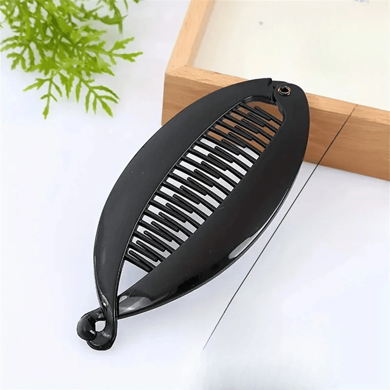 Fish Shaped Banana Hair Clips Ponytail Holder Set For Women And Girls 0