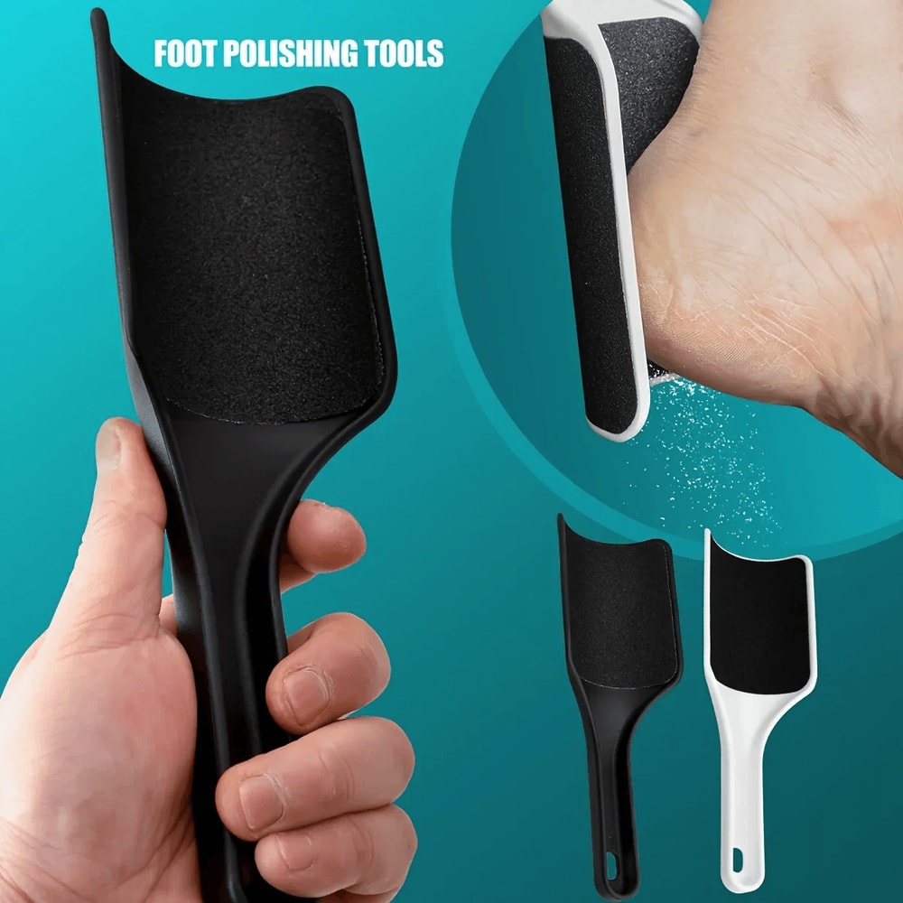 Double Sided Curved Foot Scrub Board Professional Dead Skin Remover 1