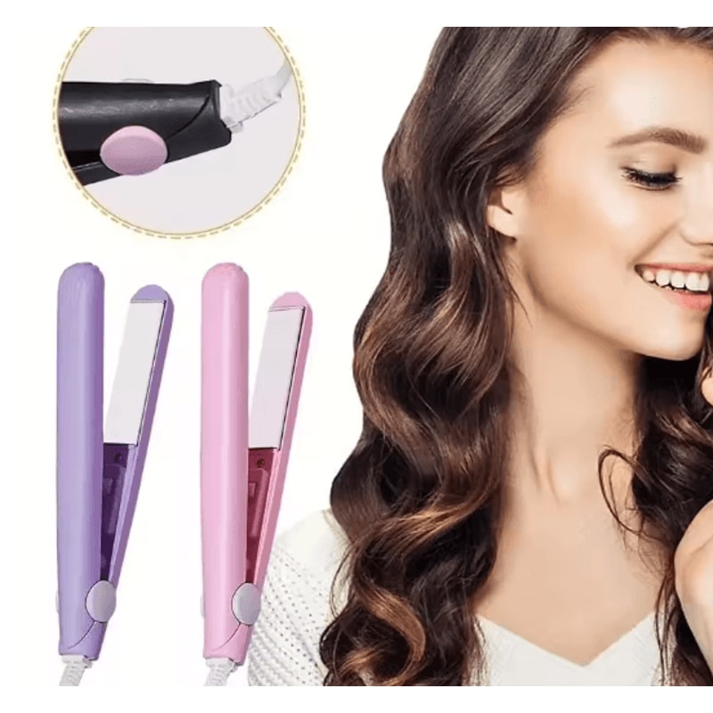 Mini Fast Heating Hair Straightener Dual Use Styling Tool For Bangs 0