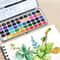 watercolor gift set with travel box