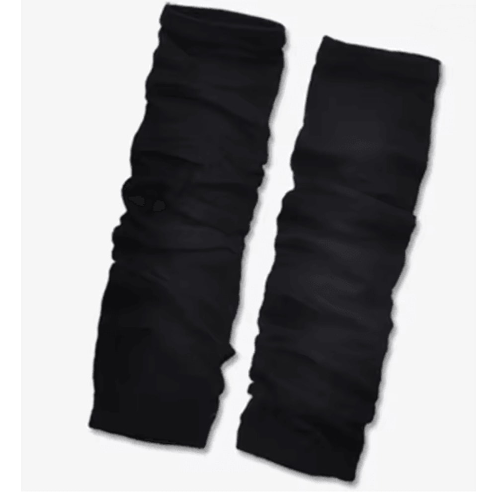 Knitted Long Fingerless Gloves Warm Arm Warmers 2