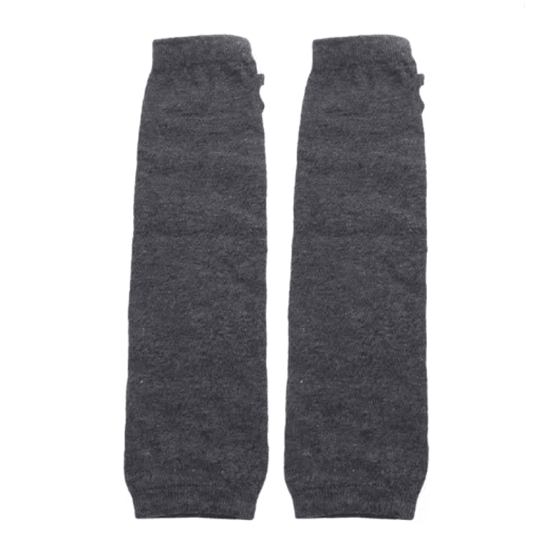 Knitted Long Fingerless Gloves Warm Arm Warmers 4