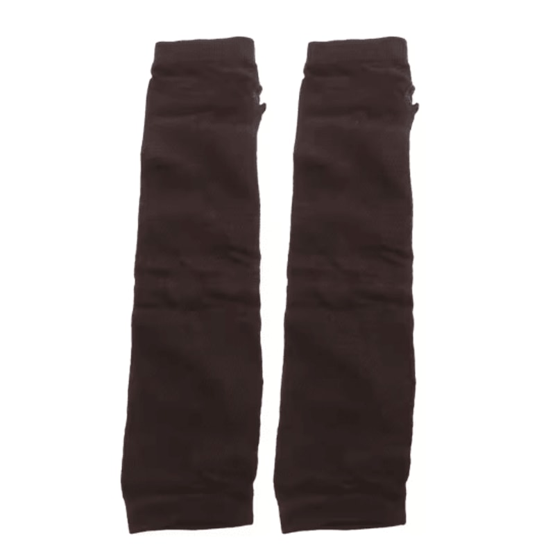 Knitted Long Fingerless Gloves Warm Arm Warmers 5