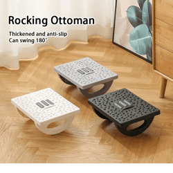 ergonomic under desk foot rest with massage rollers portable foot stool