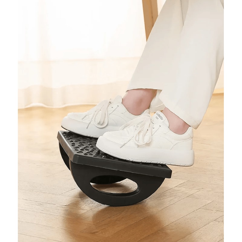 Ergonomic Under Desk Foot Rest With Massage Rollers Portable Foot Stool 2