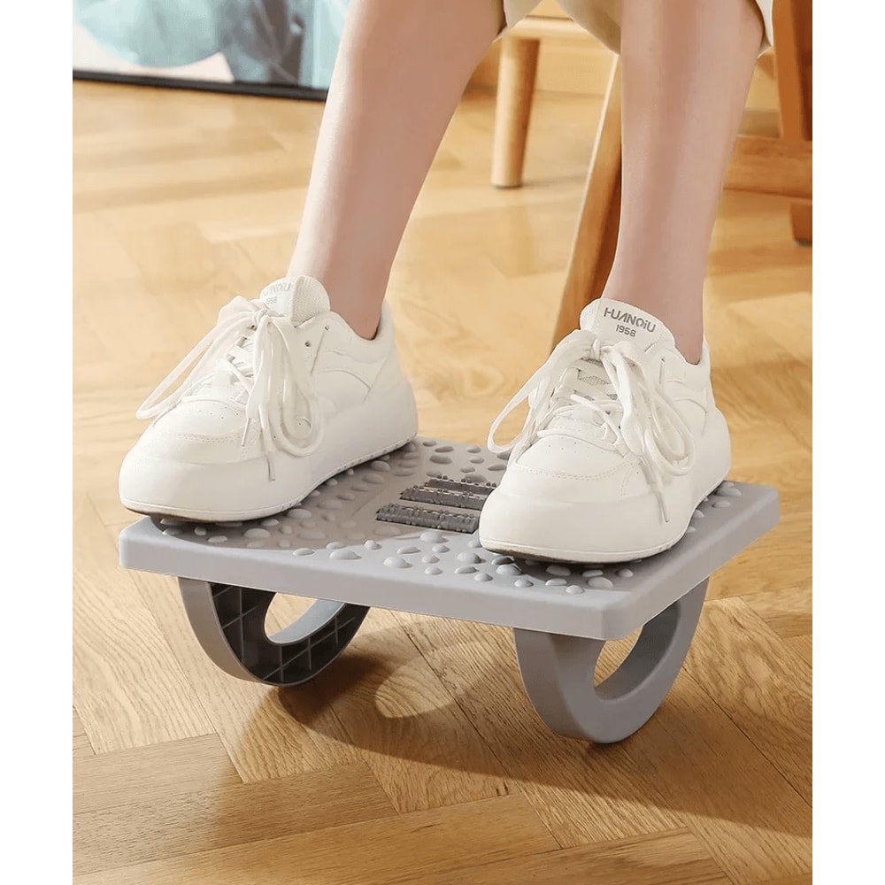 Ergonomic Under Desk Foot Rest With Massage Rollers Portable Foot Stool 3