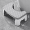 Waterproof Toilet Foot Stool Ergonomic Squat Stool For Bathroom Comfort 4