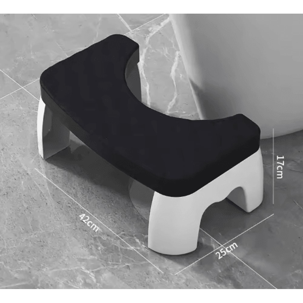 Waterproof Toilet Foot Stool Ergonomic Squat Stool For Bathroom Comfort 5