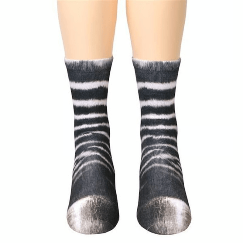 Pig paw socks for animalthemed loungewear