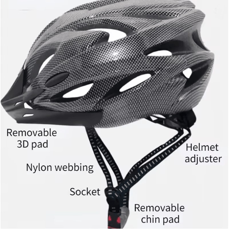 AeroShield In Mold Mountain Bike Helmet Lightweight Cycling Safety 3