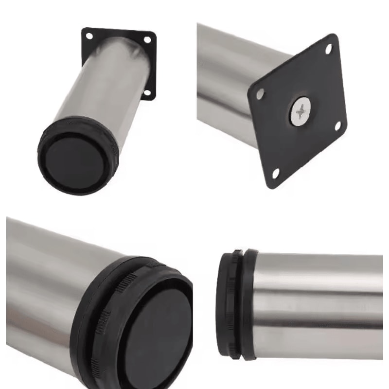 SteelLift Adjustable Furniture Legs Sofa Bed Cabinet Support Set 4