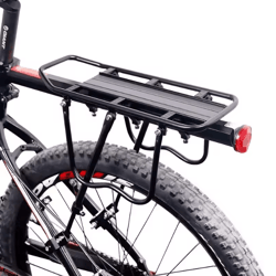 trailcarry bike luggage rack rear bag support for mountain and fat bikes