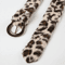 Leopard Print Plush Belt Adjustable Fashion Street Style Accessory 1