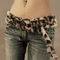 Leopard Print Plush Belt Adjustable Fashion Street Style Accessory 2