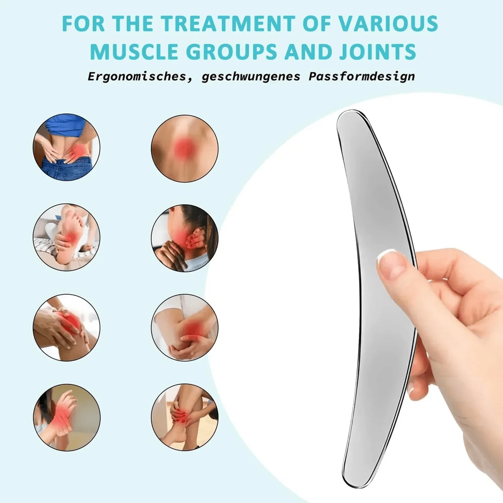 Stainless Steel Gua Sha Tool For Muscle Massage And Lymphatic Drainage 1
