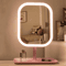 LED Vanity Makeup Mirror With Lights 3 Color Dimmable Touch Control Desktop Mirror 0