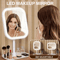 LED Vanity Makeup Mirror With Lights 3 Color Dimmable Touch Control Desktop Mirror 1
