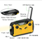 Emergency Hand Crank Solar Radio With Flashlight And Power Bank 2