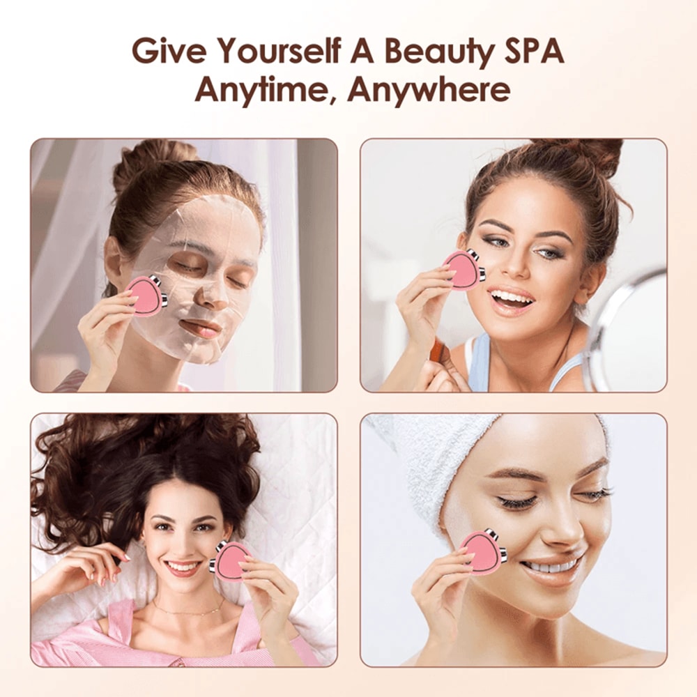 Facial Massage Roller USB Rechargeable Beauty Device For Skin Care 1