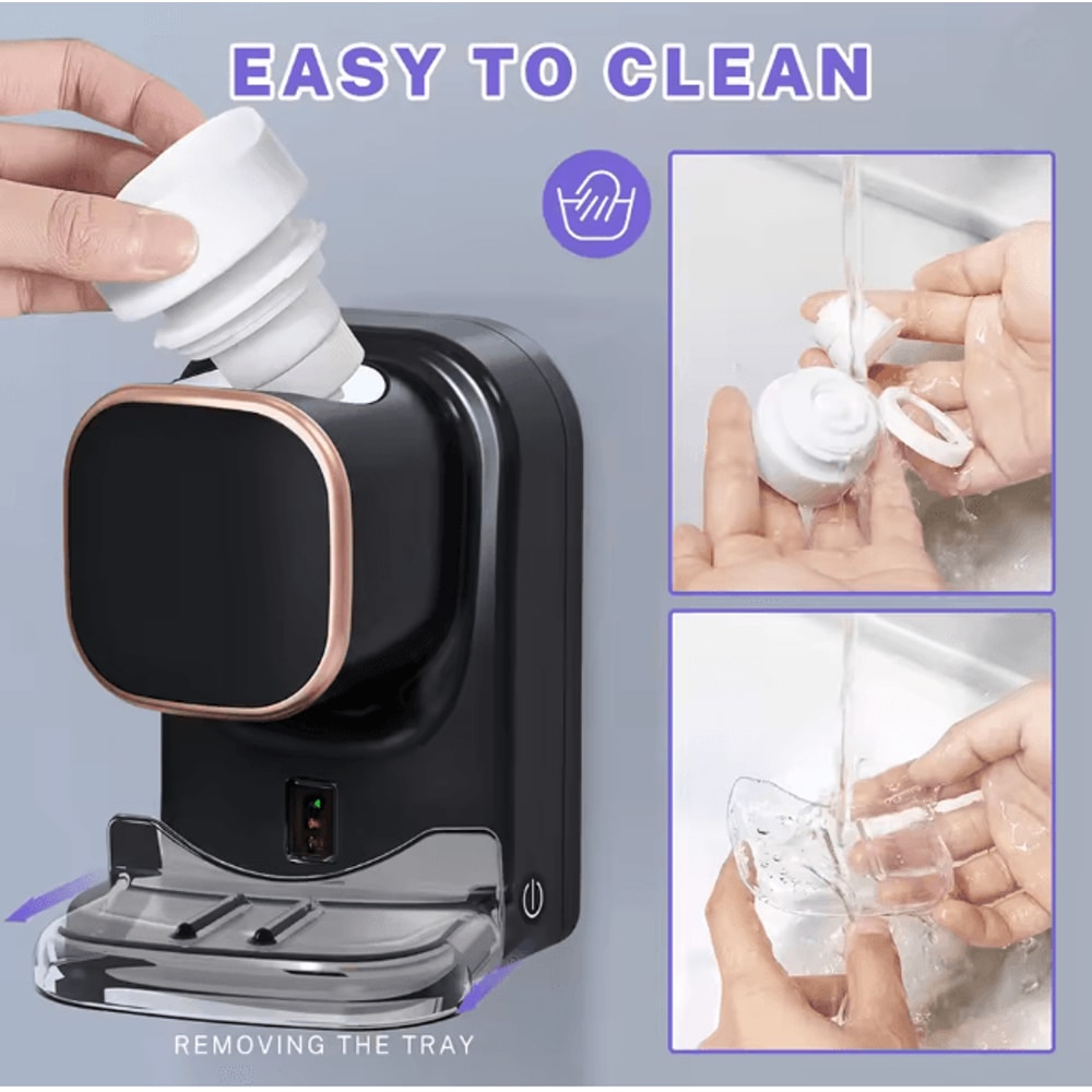 AutoPress Wall Mounted Automatic Toothpaste Dispenser Touch Free Bathroom Use 0