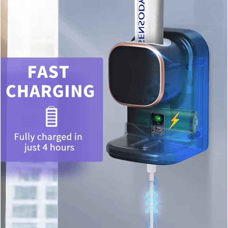 AutoPress Wall Mounted Automatic Toothpaste Dispenser Touch Free Bathroom Use 2