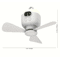 CampBreeze Portable Ceiling Fan Rechargeable Outdoor Camping Fan With LED 1