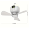 CampBreeze Portable Ceiling Fan Rechargeable Outdoor Camping Fan With LED 1