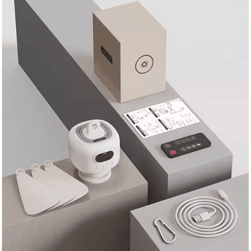 CampBreeze Portable Ceiling Fan Rechargeable Outdoor Camping Fan With LED 4