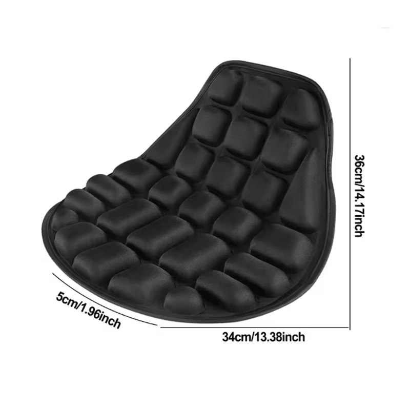 AirRide Universal Motorcycle Seat Cushion Breathable Comfort Pad 4