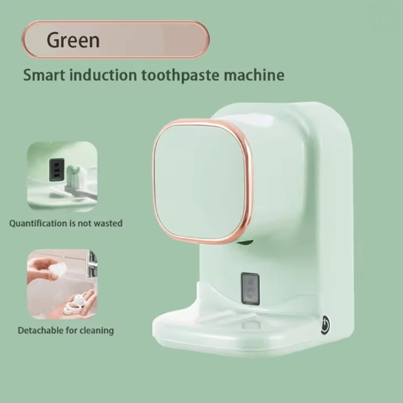 AutoPress Wall Mounted Automatic Toothpaste Dispenser Touch Free Bathroom 4