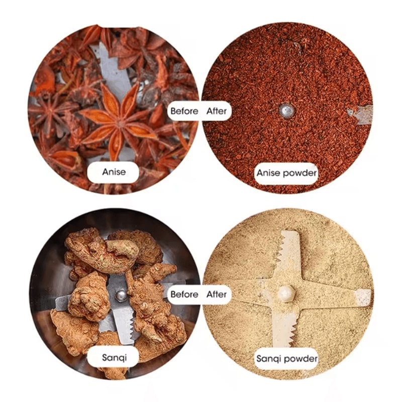 GrindPro Mini Electric Grinder Ultrafine Food Coffee And Spice Mill 4