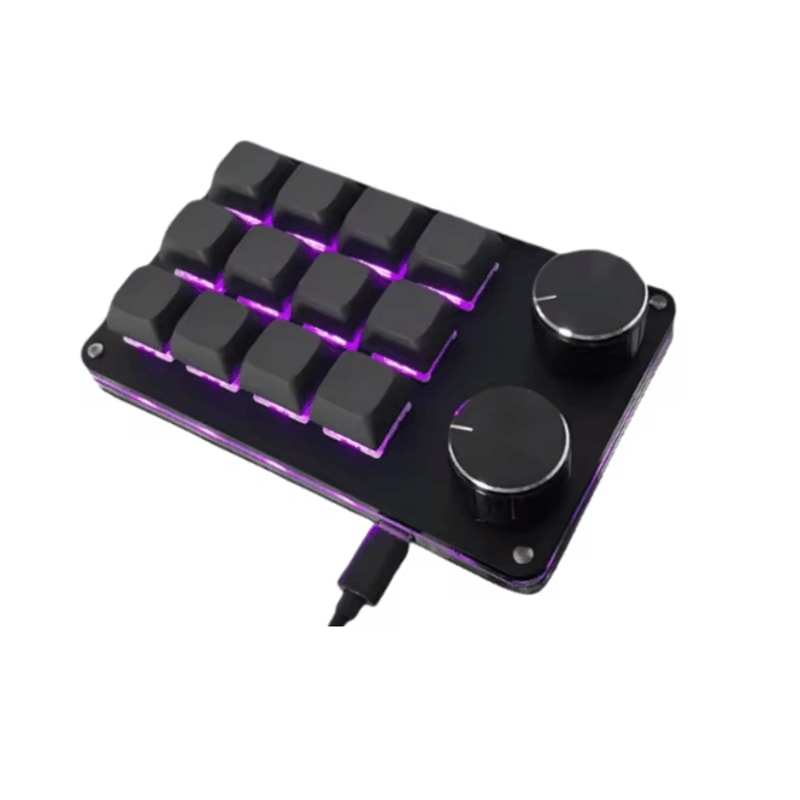 MacroFlow Bluetooth Programmable Macropad 12 Key RGB Custom Keyboard 5