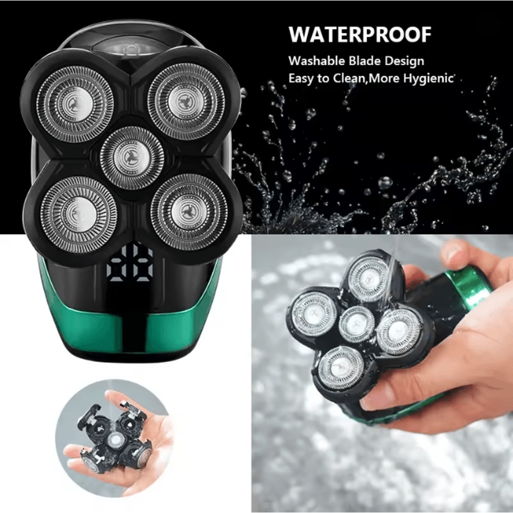 MultiGroom Pro 5 In 1 Bald Head Electric Shaver Mens Grooming Kit 0