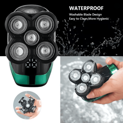 multigroom pro 5 in 1 bald head electric shaver mens grooming kit