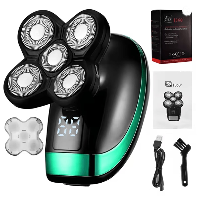 MultiGroom Pro 5 In 1 Bald Head Electric Shaver Mens Grooming Kit 4