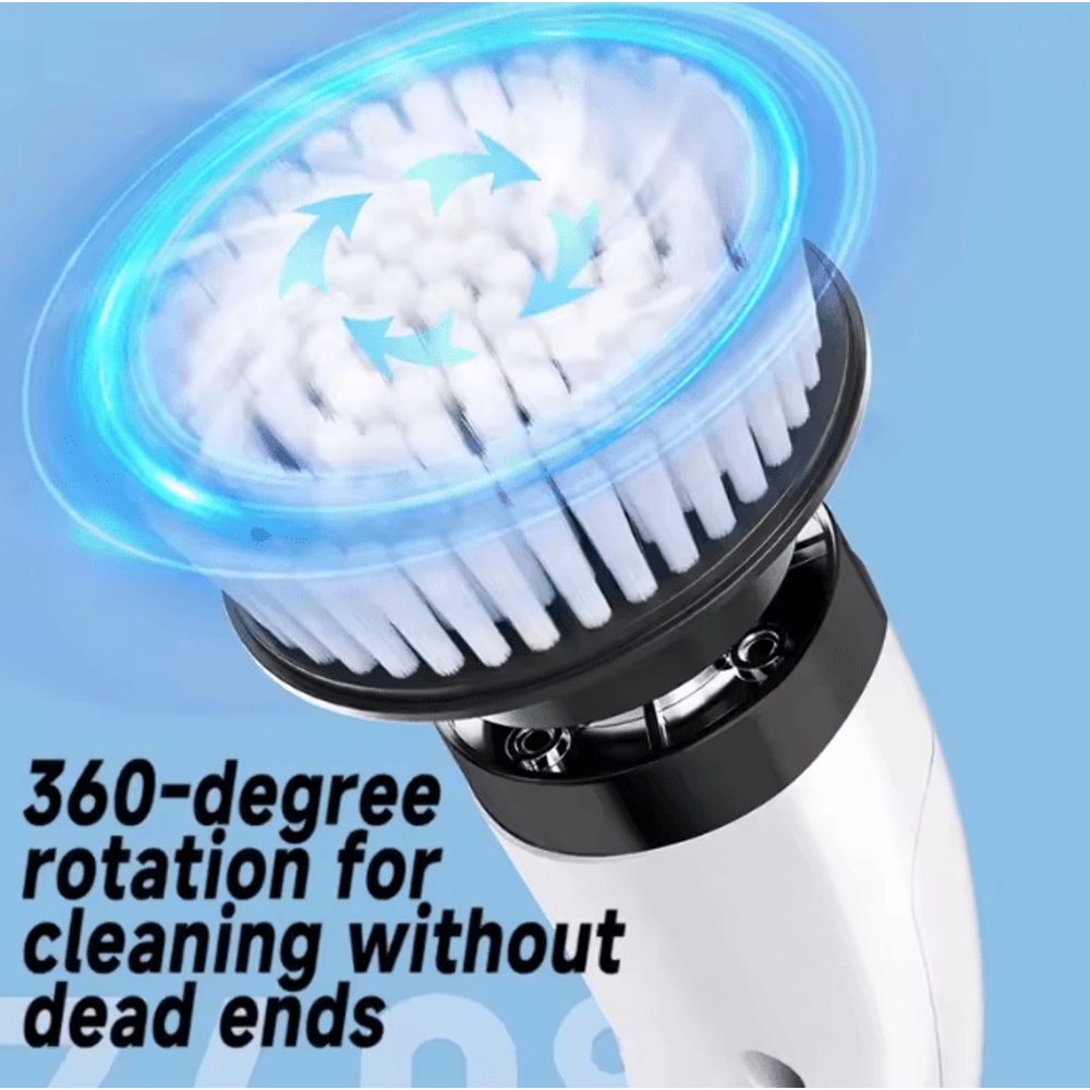 CleanSpin Cordless Electric Spin Scrubber Multipurpose Cleaning Brush 4