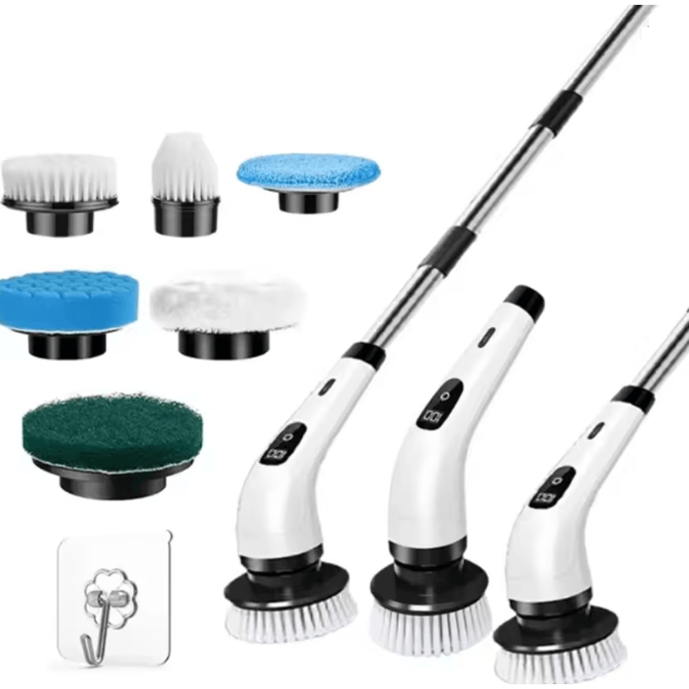 CleanSpin Cordless Electric Spin Scrubber Multipurpose Cleaning Brush 5