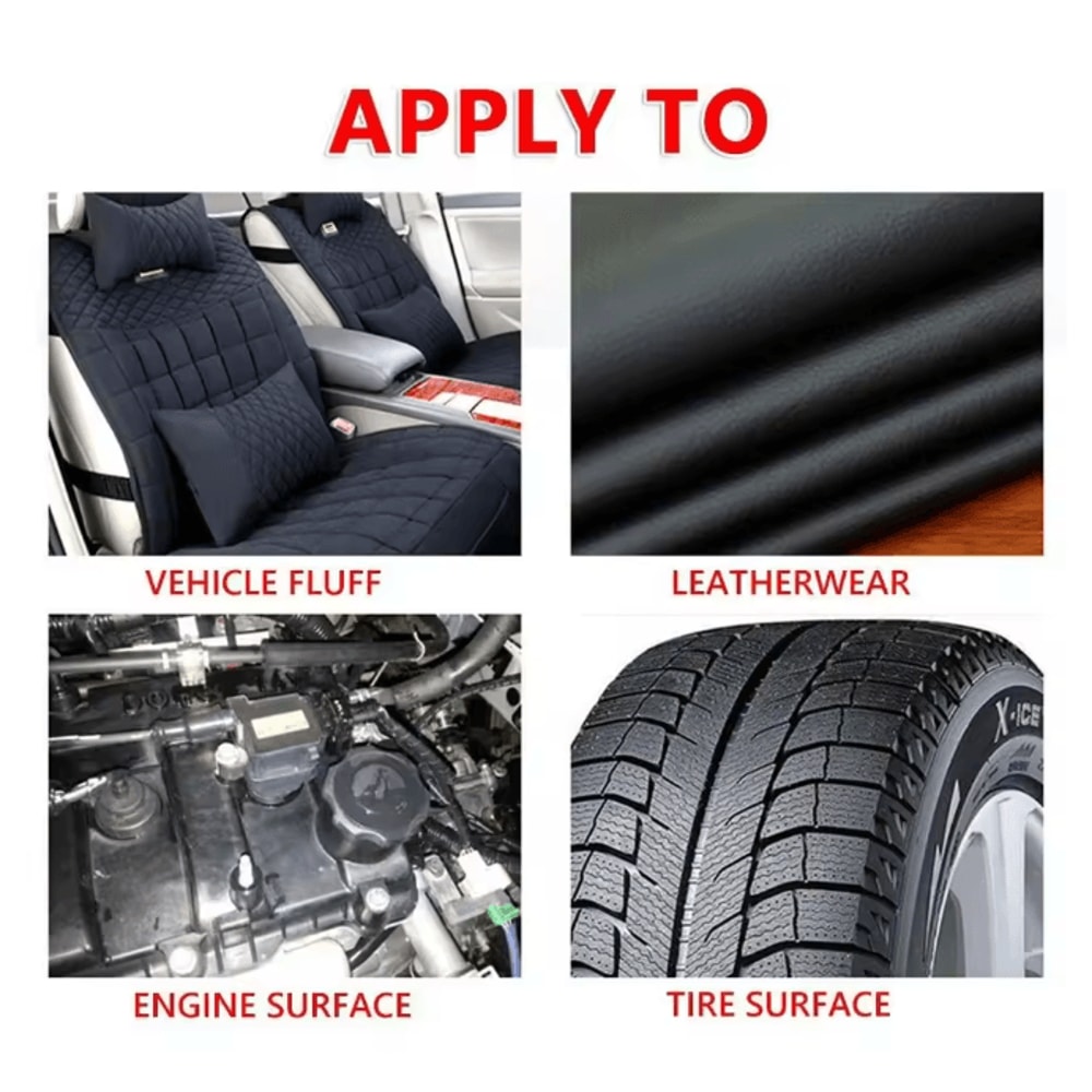 TurboBlast Car Interior Cleaning Gun High Power Air Blower With Brush 1