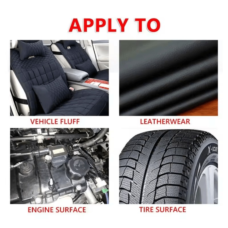 TurboBlast Car Interior Cleaning Gun High Power Air Blower With Brush 1