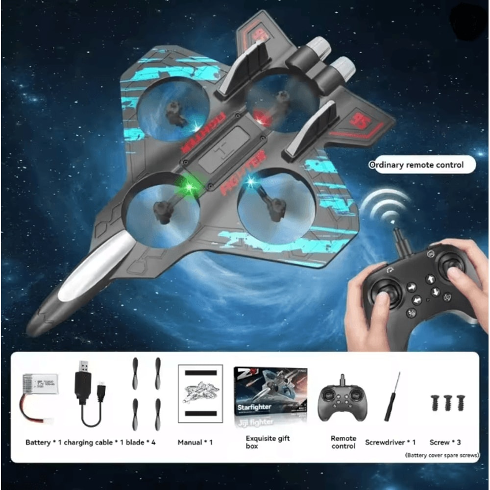 SkyMini Rechargeable RC Drone Safe Fall Resistant Helicopter Toy 8