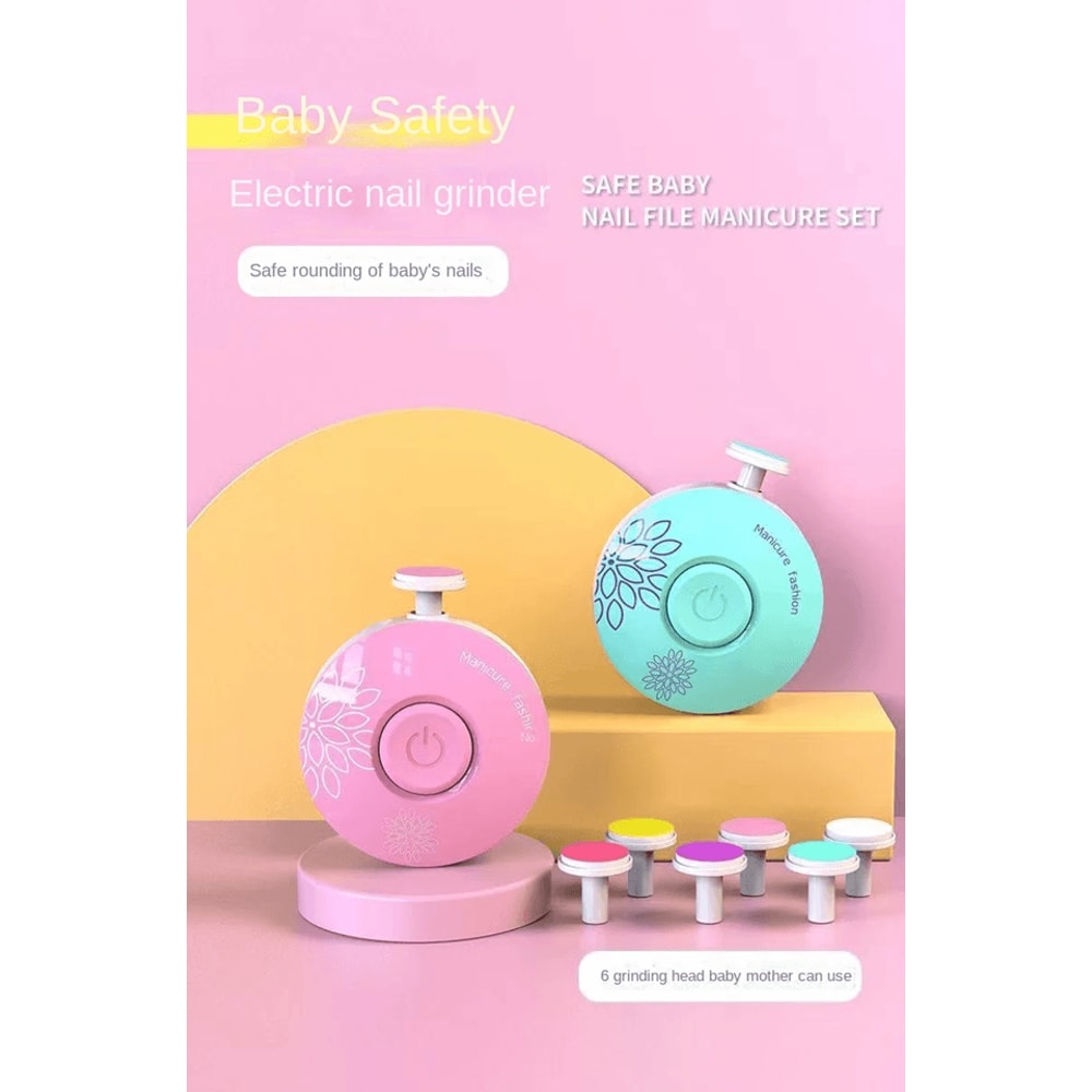 Electric Baby Nail Trimmer Gentle Infant Nail Care Kit 1