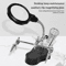 LED Magnifying Glass Repair Stand With Adjustable Strap 1