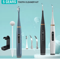 sonic electric toothbrush whitening and tartar removal kit