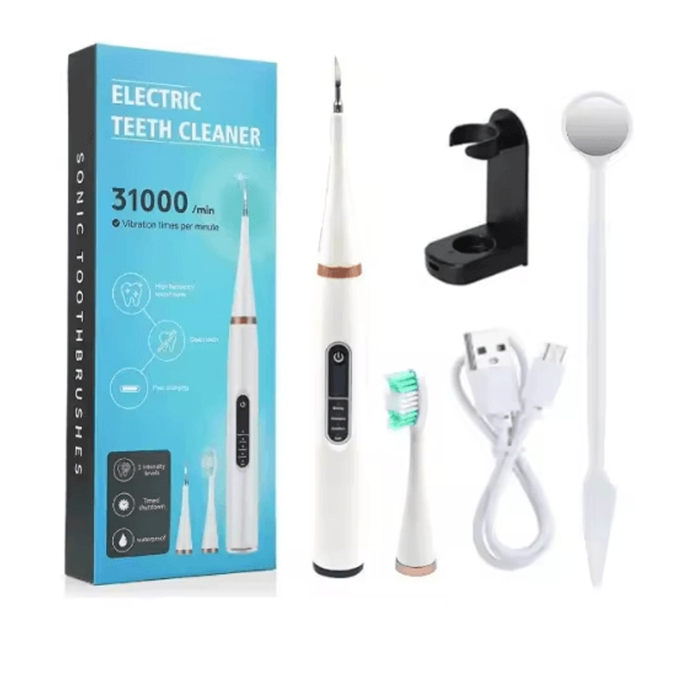 Sonic Electric Toothbrush Whitening And Tartar Removal Kit 3